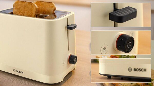 Тостер Bosch MyMoment TAT3M127 950 Вт, бежевый