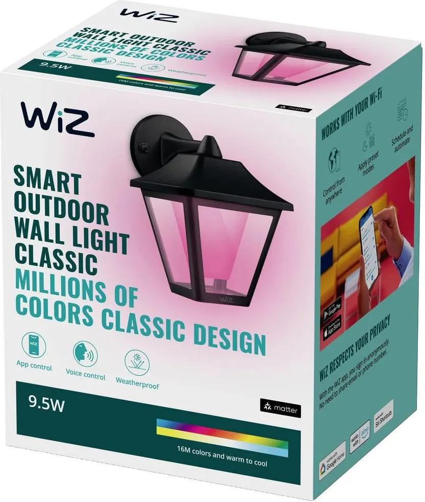 Наружный настенный светильник PHILIPS LED Classic RGBW 929003352101
