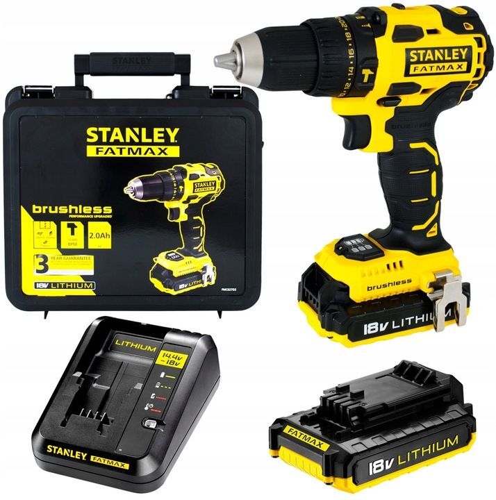 Дрель-шуруповерт Stanley FMC627D2 18 в 2 х 2 Ач аккумулятор