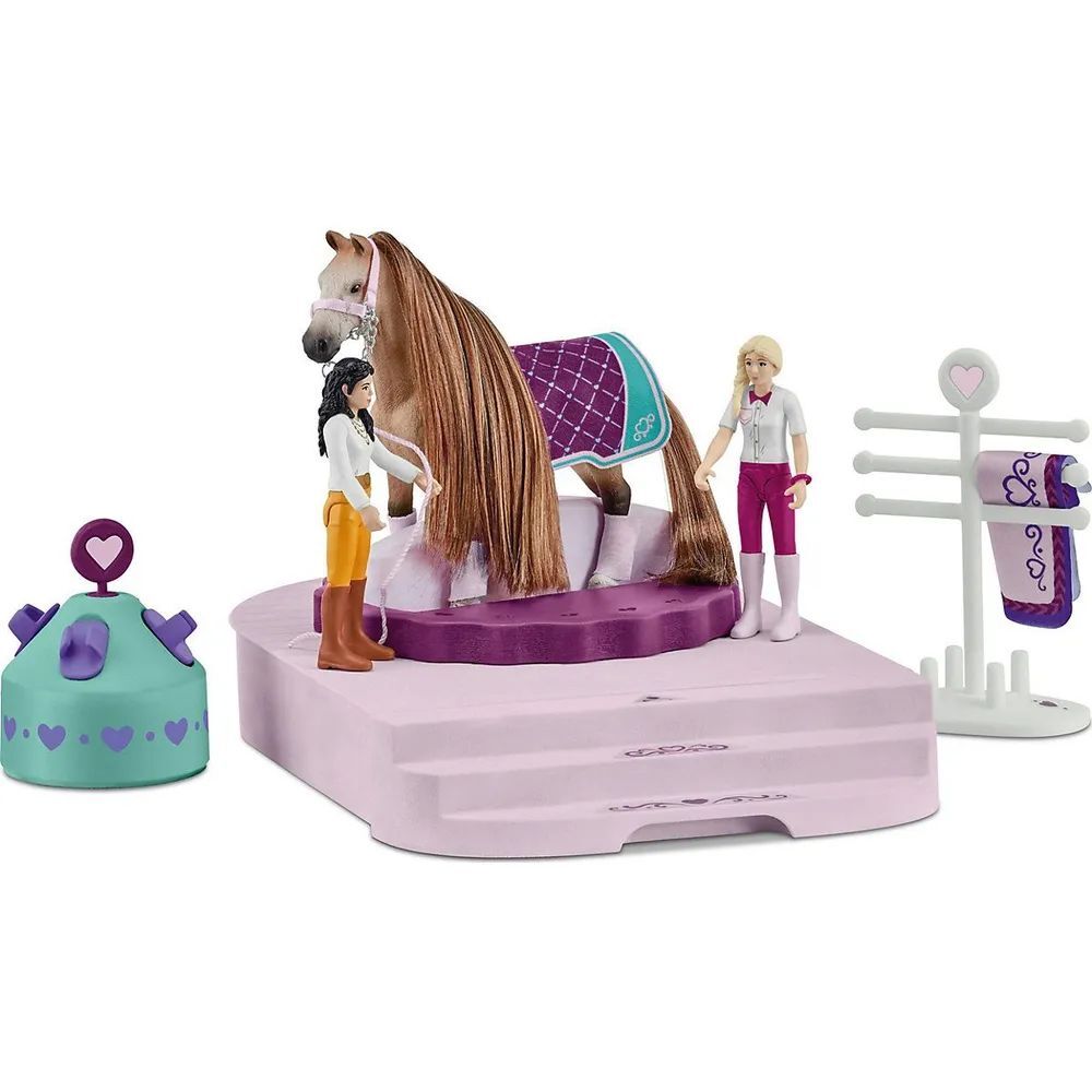 Schleich Horse Club Sofia's Beauties Набор "Салон красоты для лошадей", подарок девочке, 42588