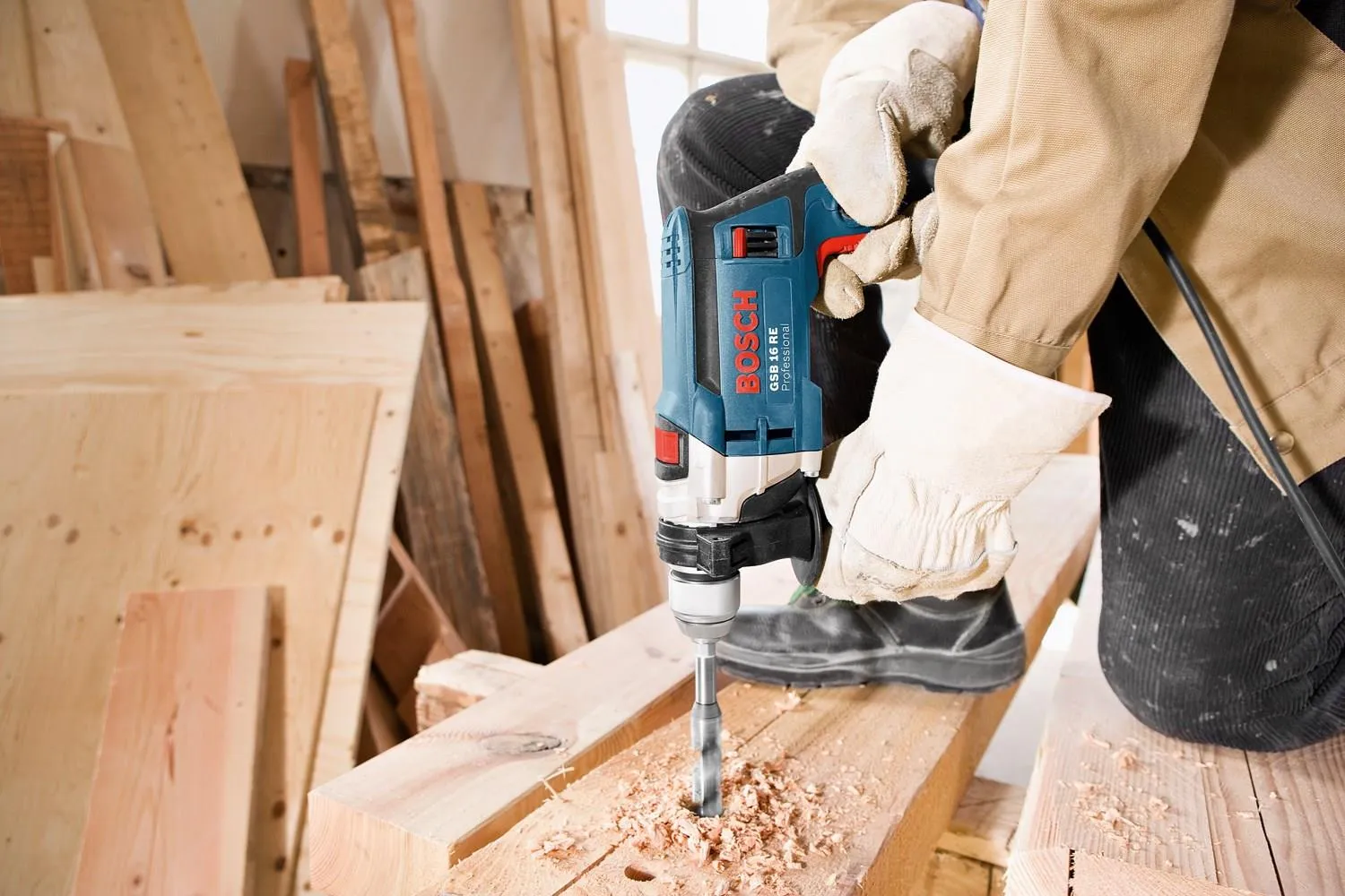 Ударная дрель Bosch GSB 16 RE Professional 060114E500