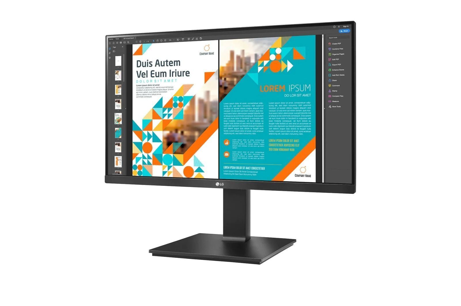 23.8" Монитор LG 24QP550-B, 2560x1440, 75 Гц, IPS, черный