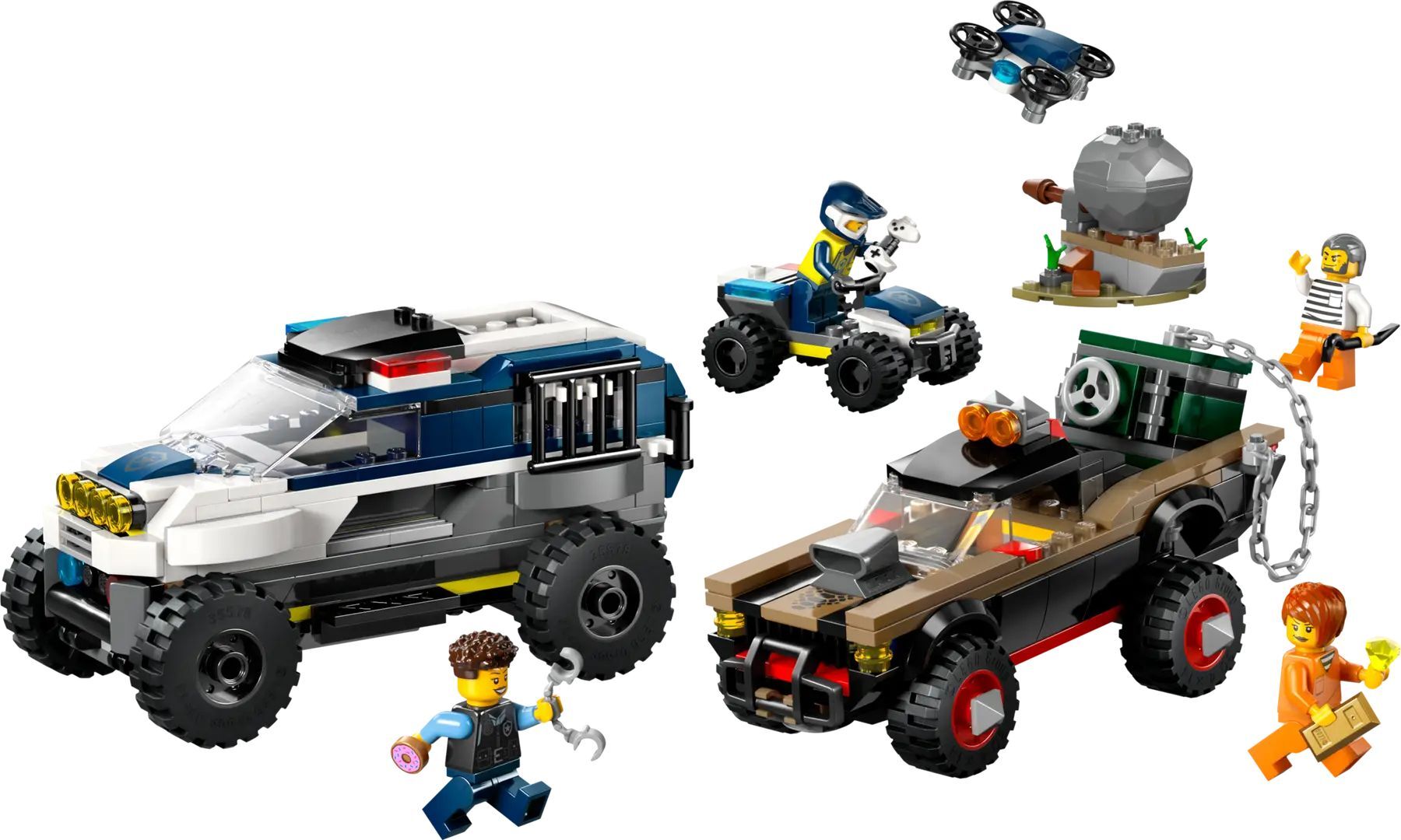 Конструктор LEGO City 60449 Полицейская погоня по бездорожью