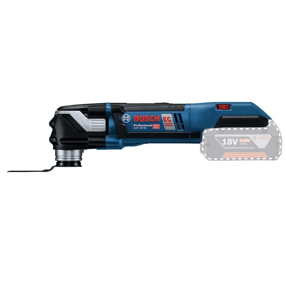 Аккумуляторный реноватор BOSCH GOP 18V-28 0 коробка, без аккумулятора