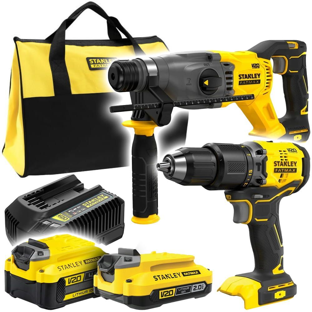 Ударный шуруповёрт и перфоратор Stanley Sfmck216Mds