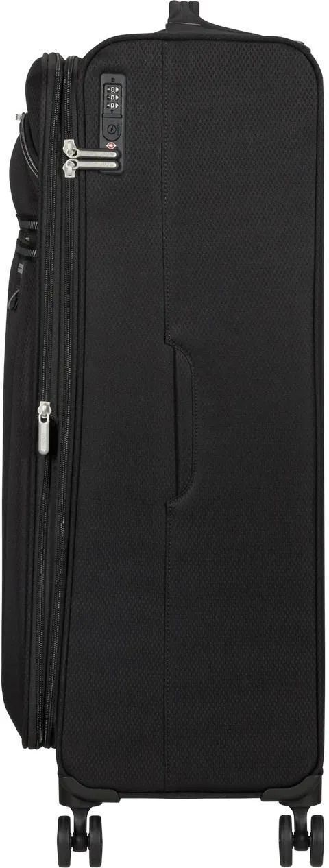 American Tourister Aerospin Чемодан 80 см, раздвижной, черный 116л