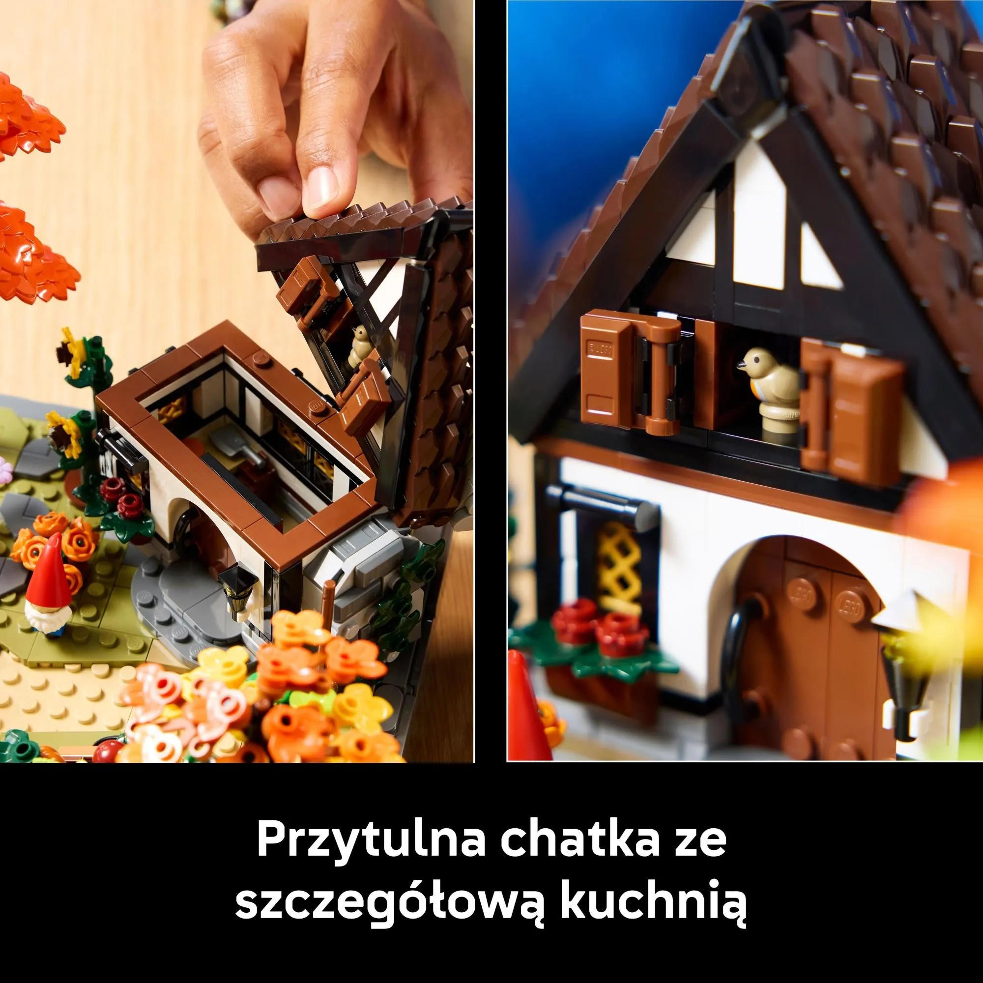 Конструктор LEGO Icons 10372 Осенний сад с хижиной