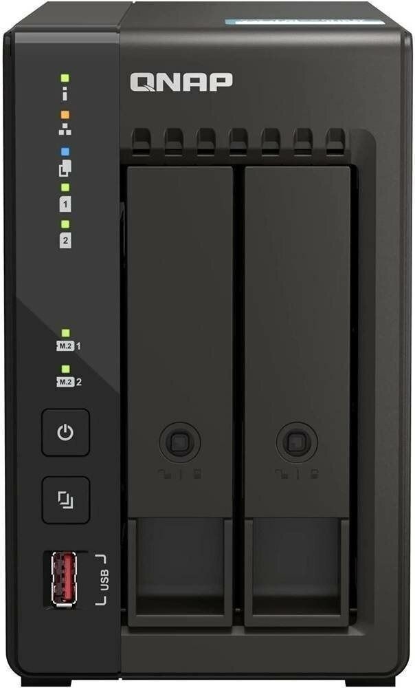 Qnap Сетевое хранилище NAS Original TS-253E-8G 2-bay настольный Celeron J6412