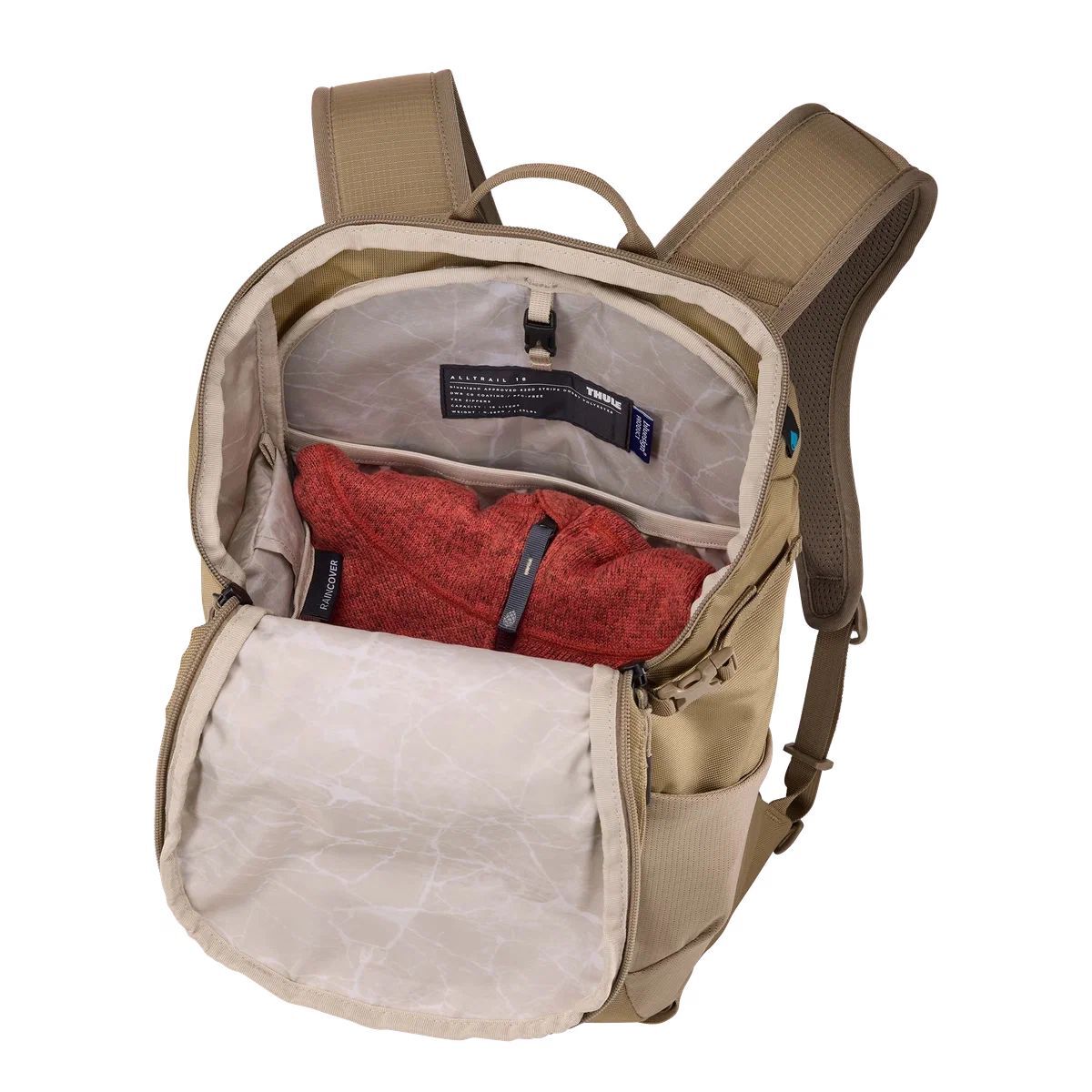 Рюкзак с дождевым чехлом Thule AllTrail 18 L, Faded Khaki