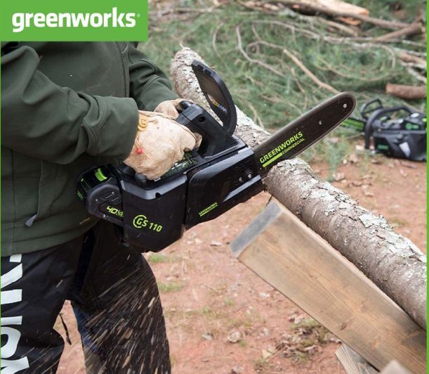 Аккумуляторная пила Greenworks GD40TCSK2