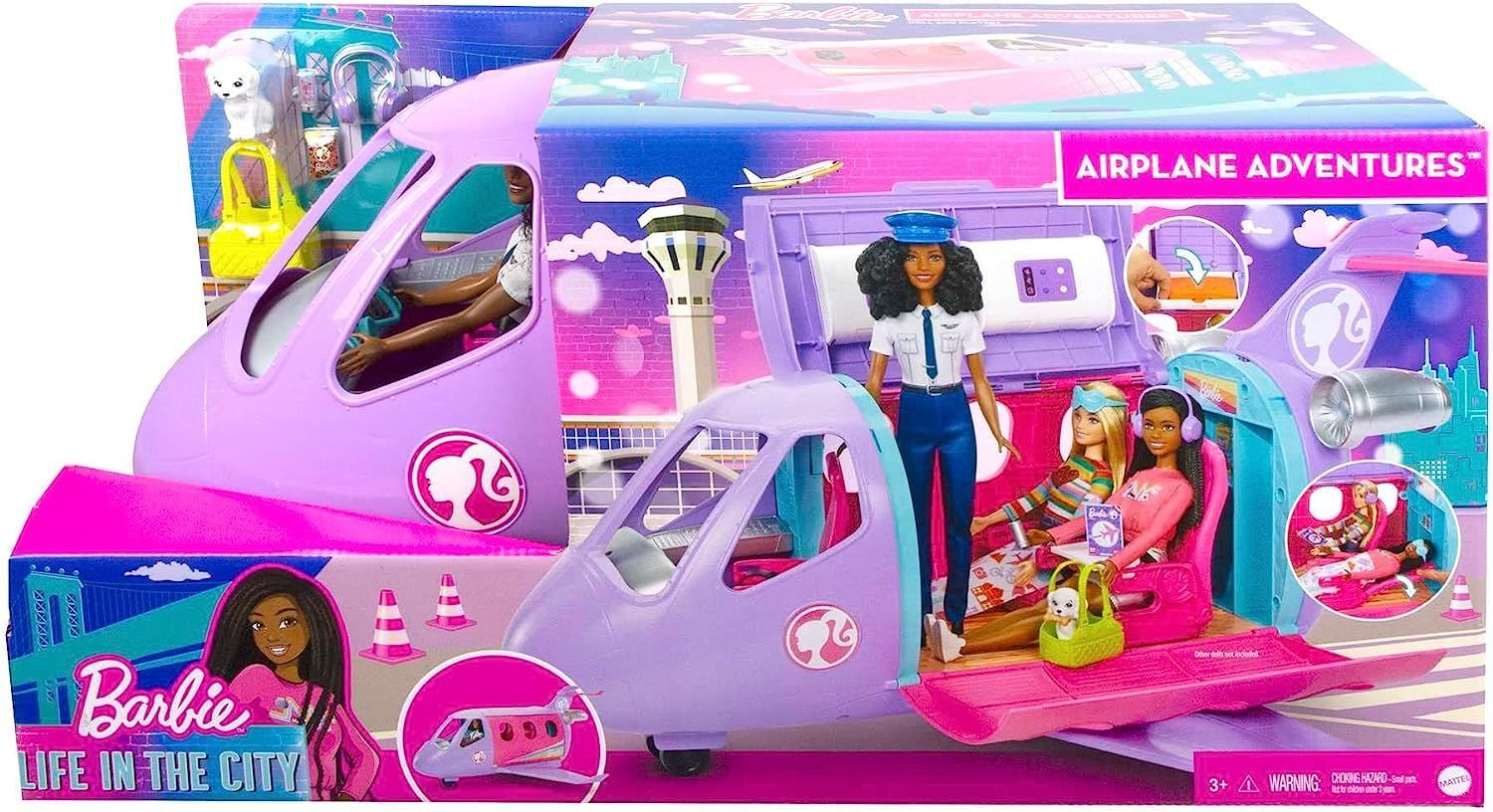 Самолет Барби + Кукла, Barbie HCD49