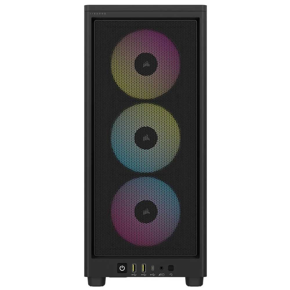 Компьютерный корпус Corsair iCUE 2000D RGB AIRFLOW Mini-ITX, черный цвет