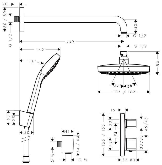 Grohe Grohtherm 800 34565001, хром