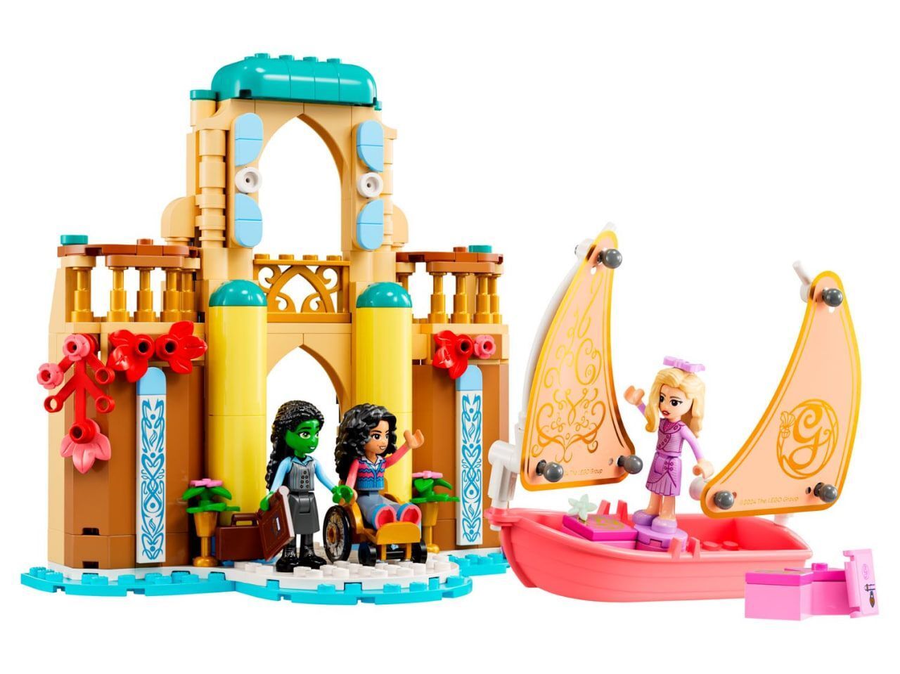 LEGO Wicked 75681 Глинда, Эльфаба и Несса Роуз в университете Шиз