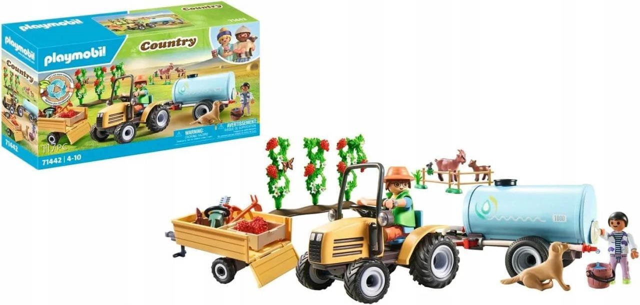 Трактор с прицепом Playmobil 71442