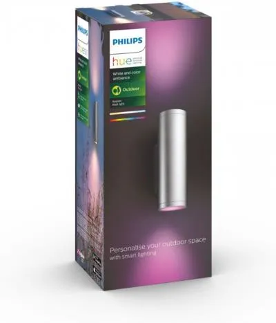 Настенный/уличный светильник PHILIPS HUE White and Color Ambiance Appear, серебристый 1746347P7