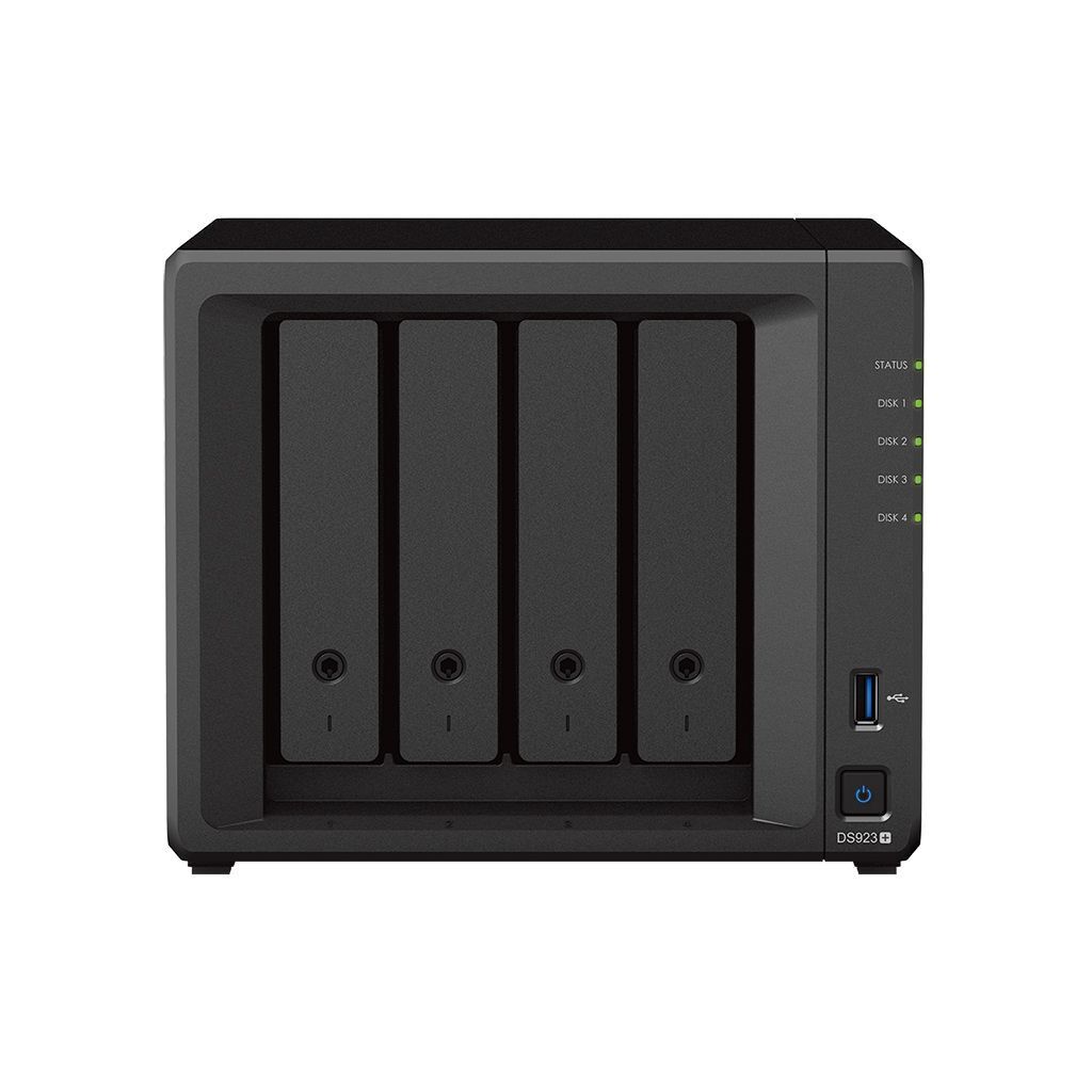 Сетевое хранилище Synology DS923+ черный