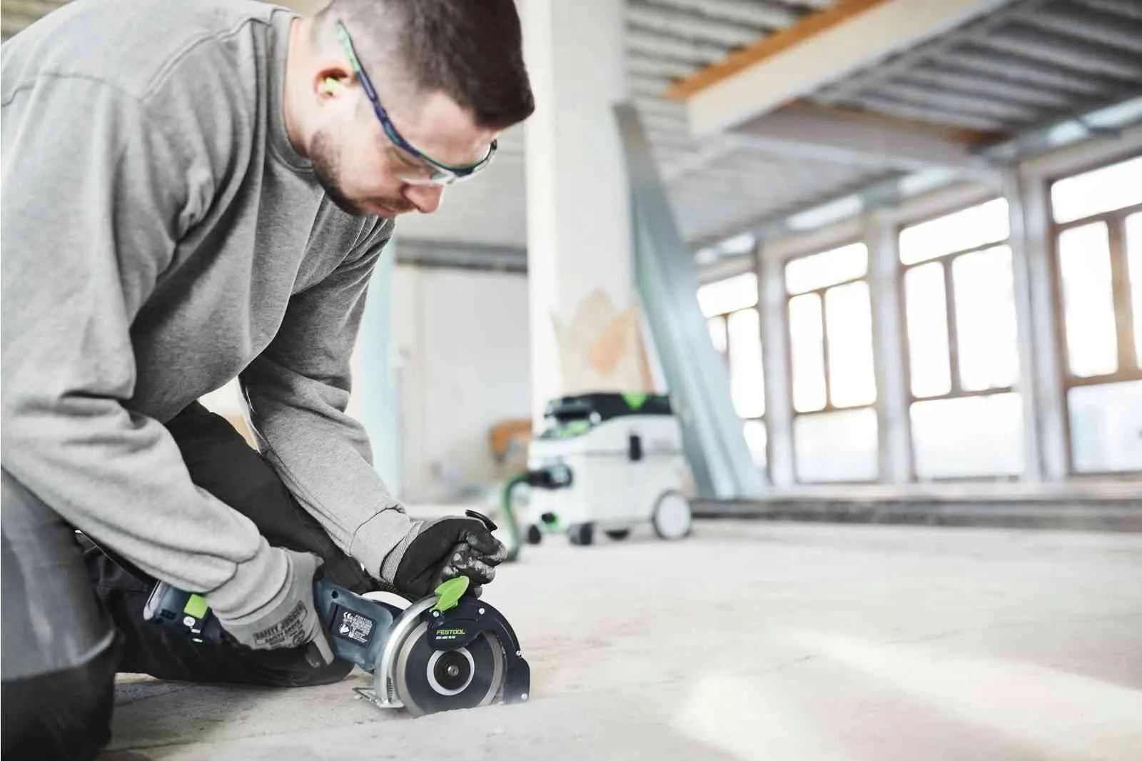 Аккумуляторная отрезная система Festool DSC-AGC 18-125 FH EB-Basic (576829)