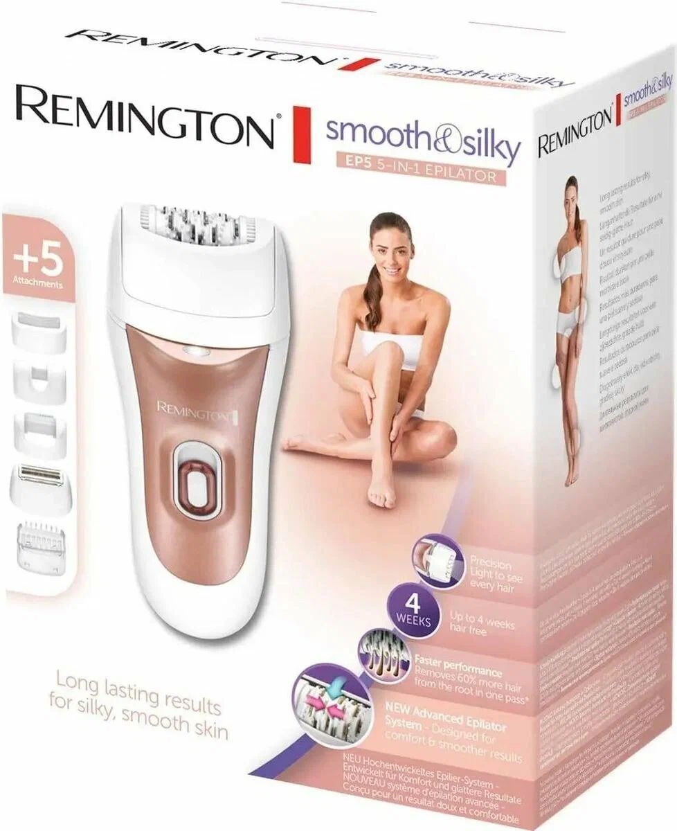 Эпилятор 5в1 REMINGTON Smooth&Silky EP7500
