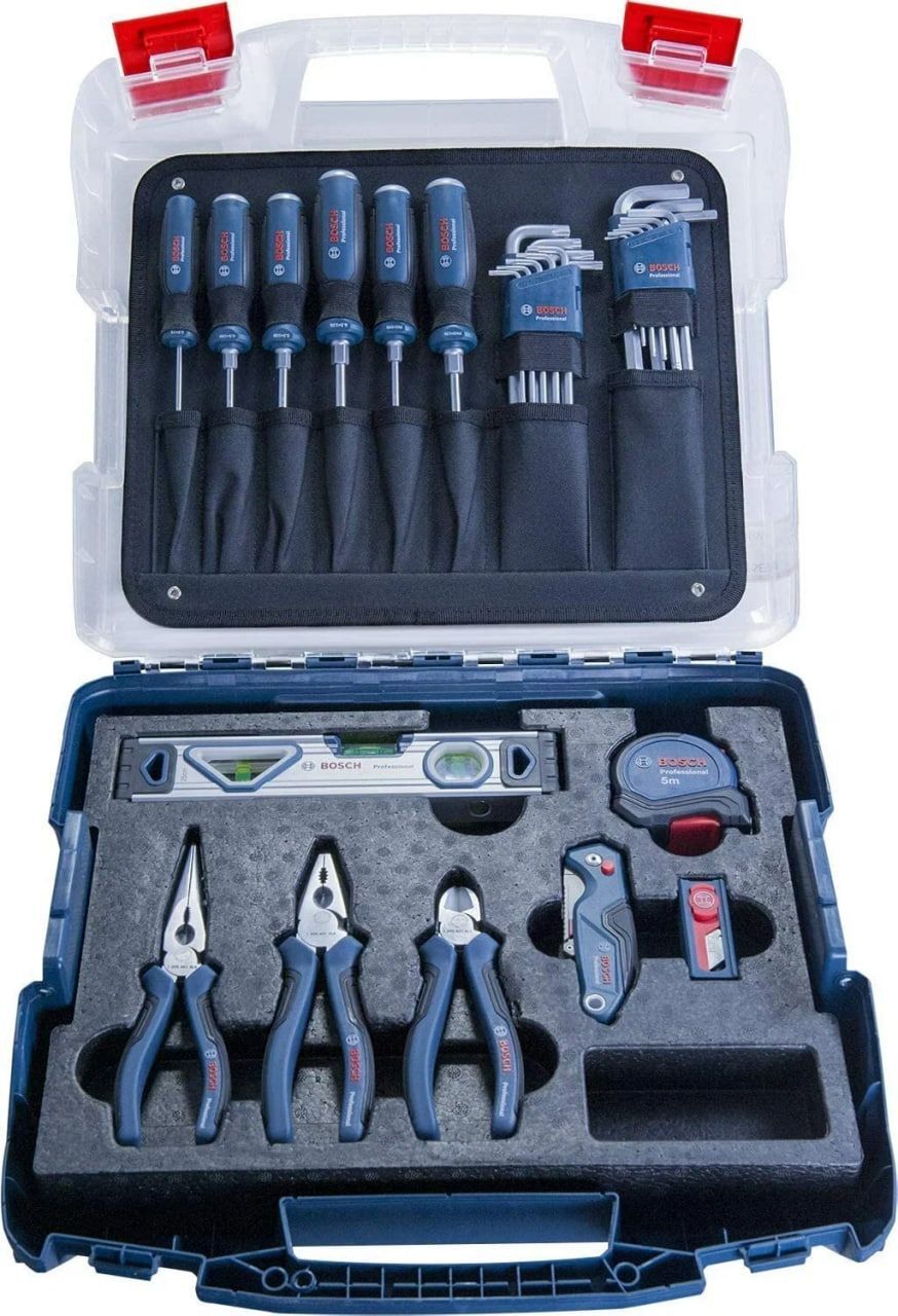 Набор Bosch 1600A016BW Отвертки Плоскогубцы Гаечные ключи
