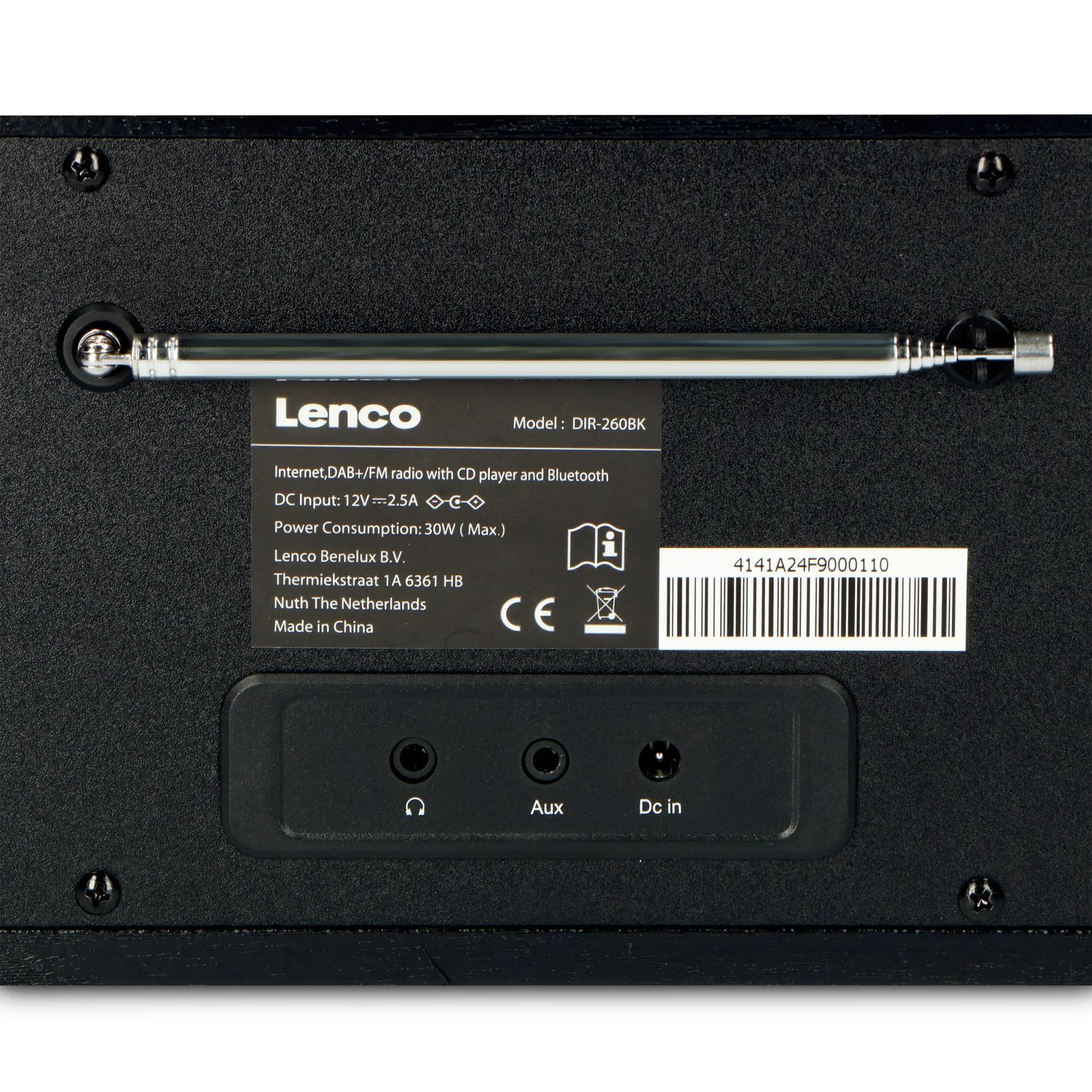 Аудиосистема Lenco DIR-260 черный