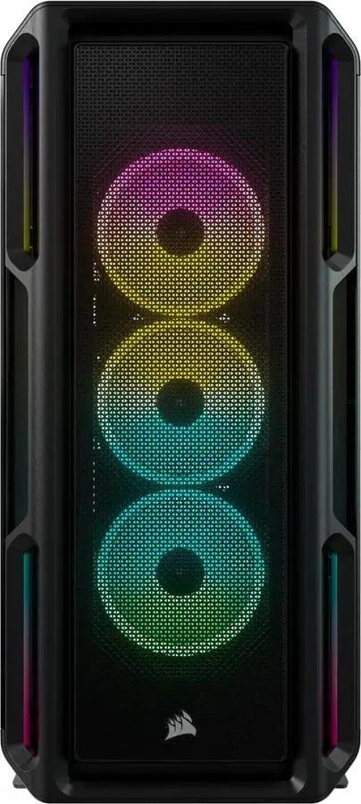 Корпус ATX Corsair iCUE 5000T RGB SMART, Midi-Tower, без БП, черный [cc-9011230-ww]