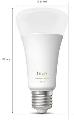 Лампочка PHILIPS HUE White Ambiance A67 E27 1600 8720169364288