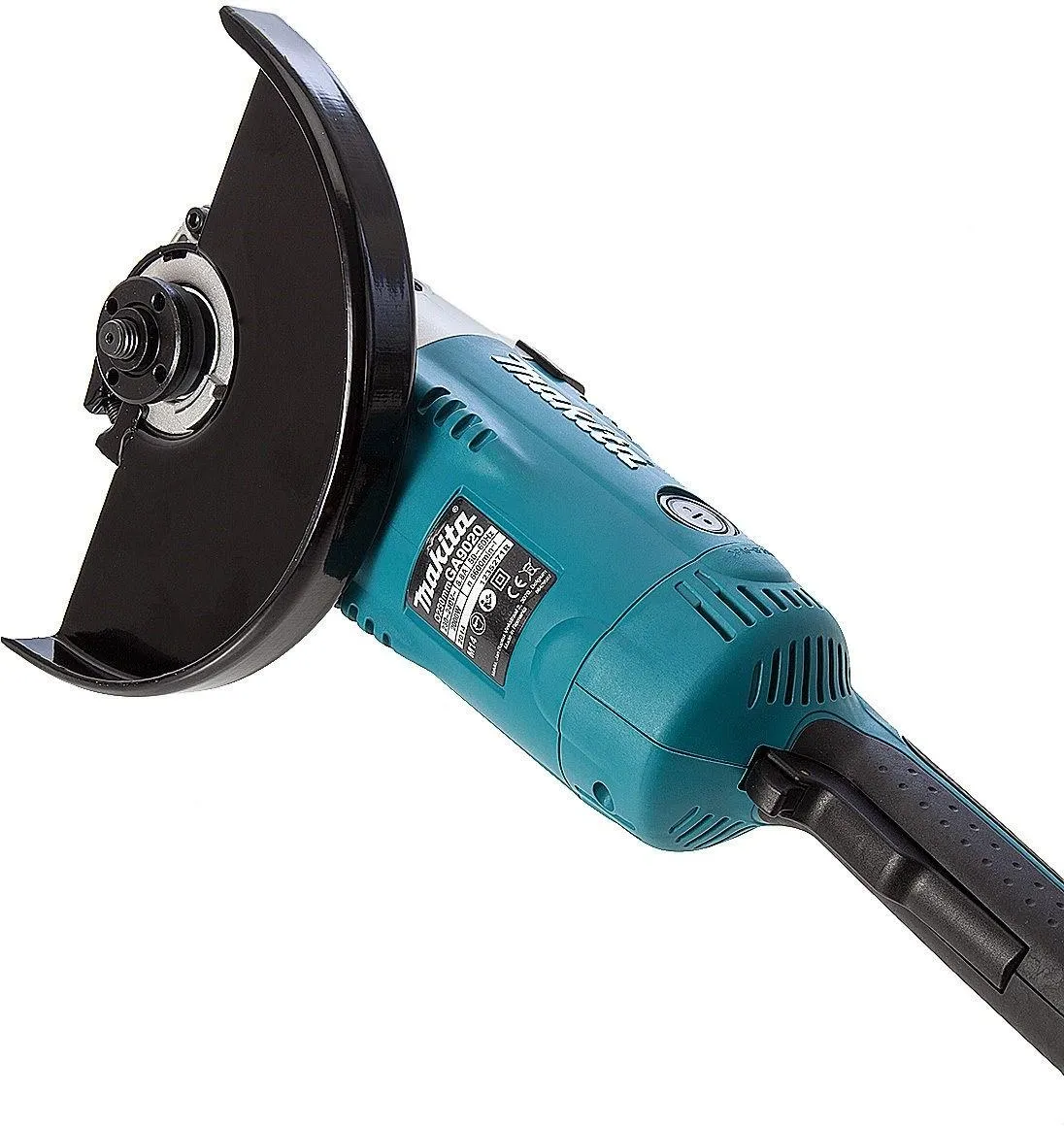 Угловая шлифовальная машина Makita GA9020 2200 Вт, защитный кожух и боковая рукоятка