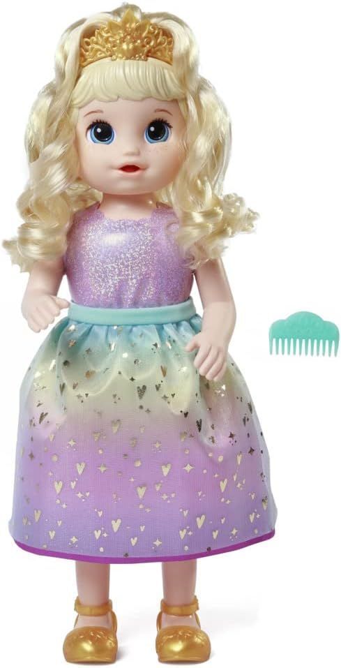 Игровой набор с куклой BABY ALIVE PRINCESS ELLIE GROWS UP! INTERACTIVE DOLL WITH ACCESSORIES (F5236)