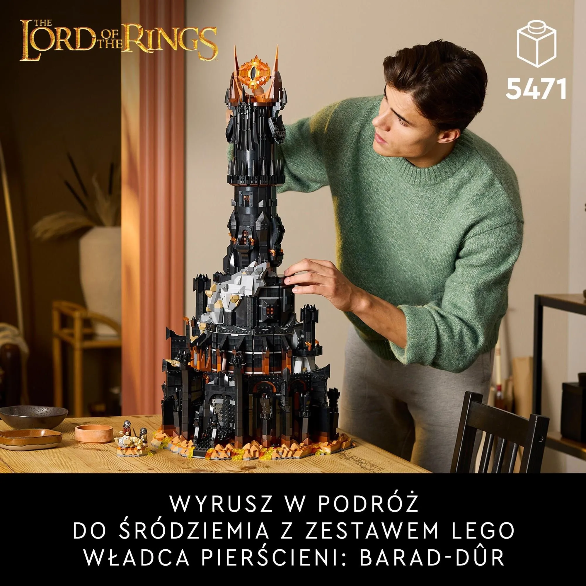 Конструктор LEGO Icons 10333 Властелин колец: Барад-дур