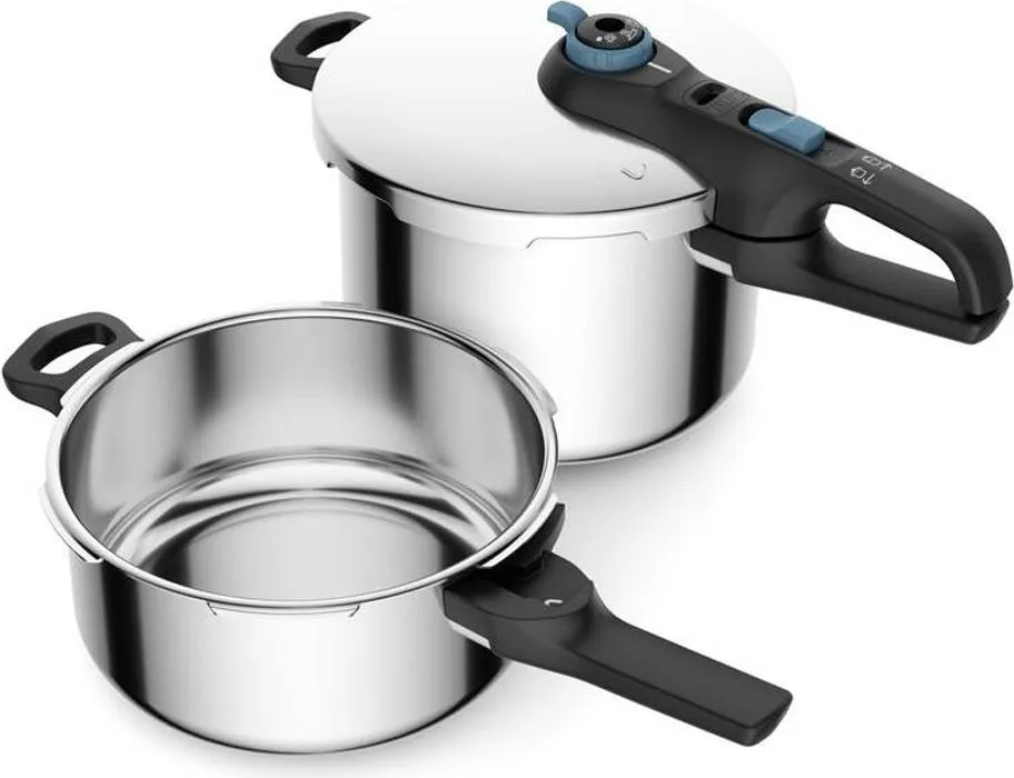 СкороваркаTefal SECURE TRENDY P2584301 2 штуки 4 л + 6 л