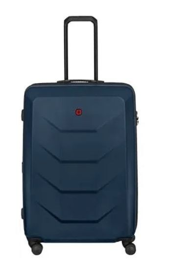 Чемодан Wenger Prymo Large 93107 л синий твёрдый корпус, 4 колеса, TSA-замок