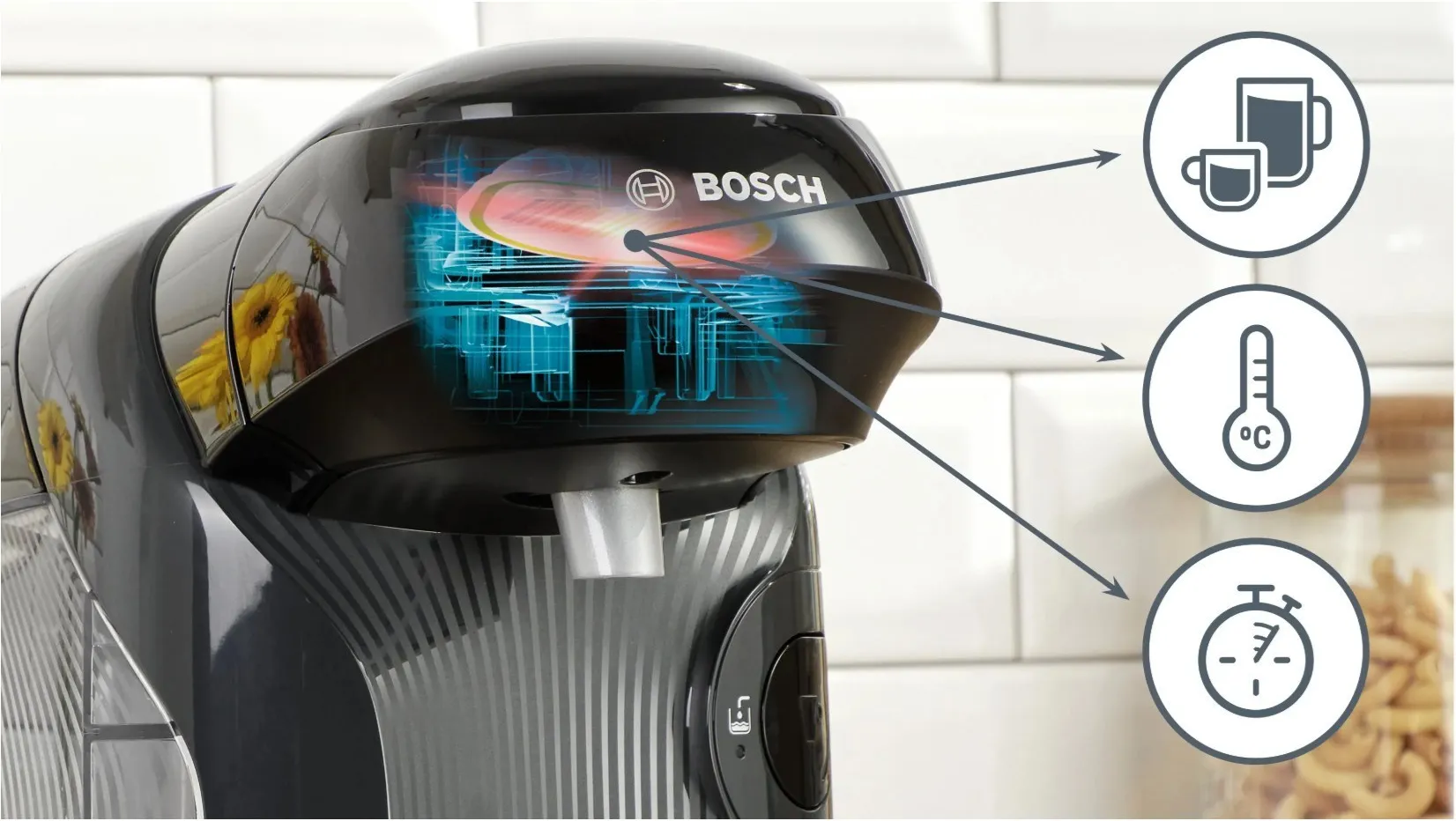 Кофемашина капсульная Bosch Tassimo TAS1102