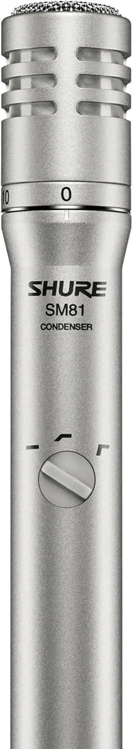 Микрофон проводной Shure SM81-LC, серебристый