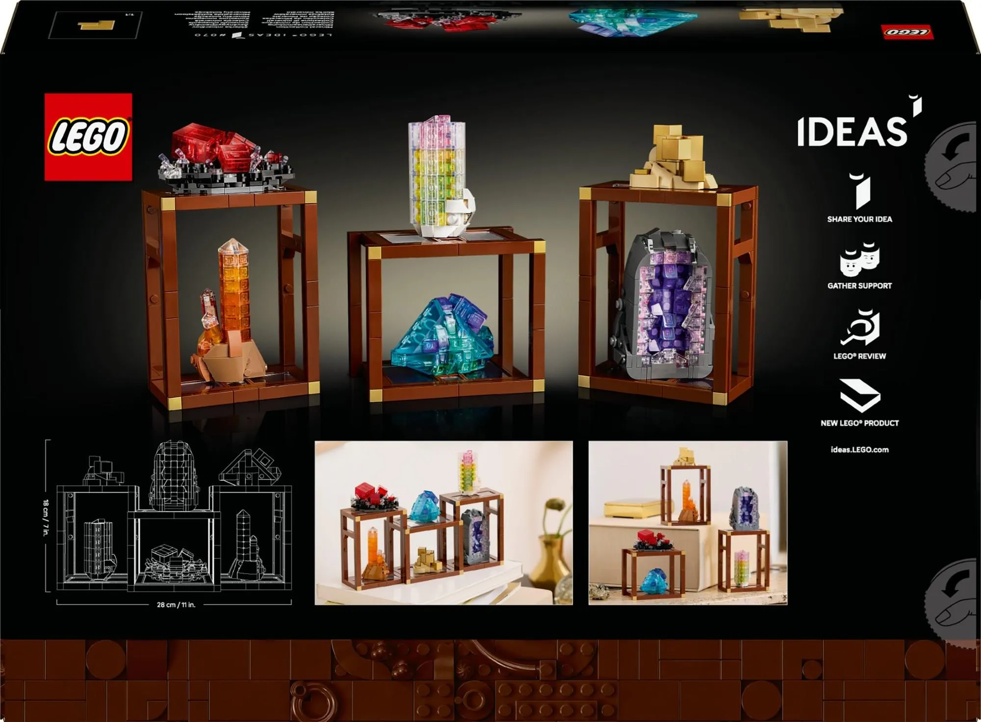 Конструктор LEGO Ideas 21362 Коллекция минералов