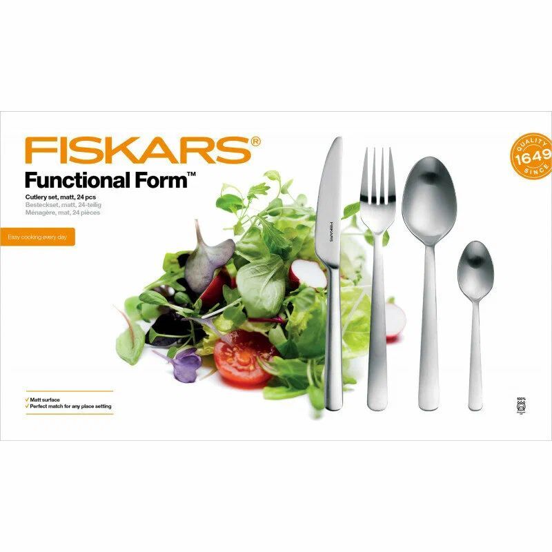 Набор столовых приборов FISKARS Functional Form, 24 предмета 1002961