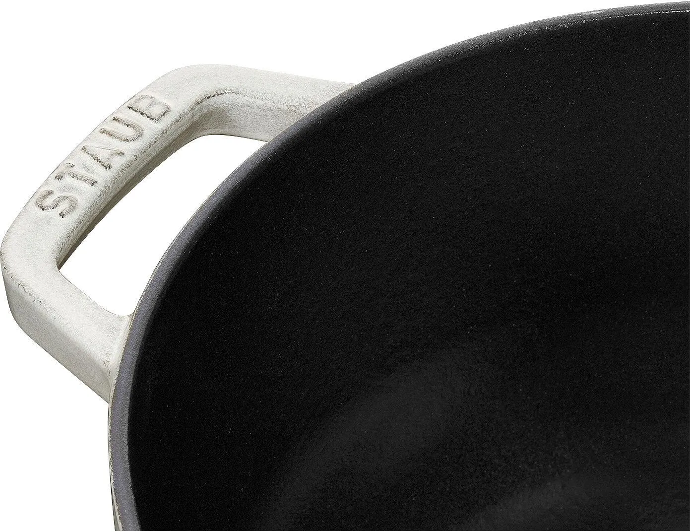 Чугунная кастрюля Staub Snowflake La Cocotte 3,6 л, белая 405065480