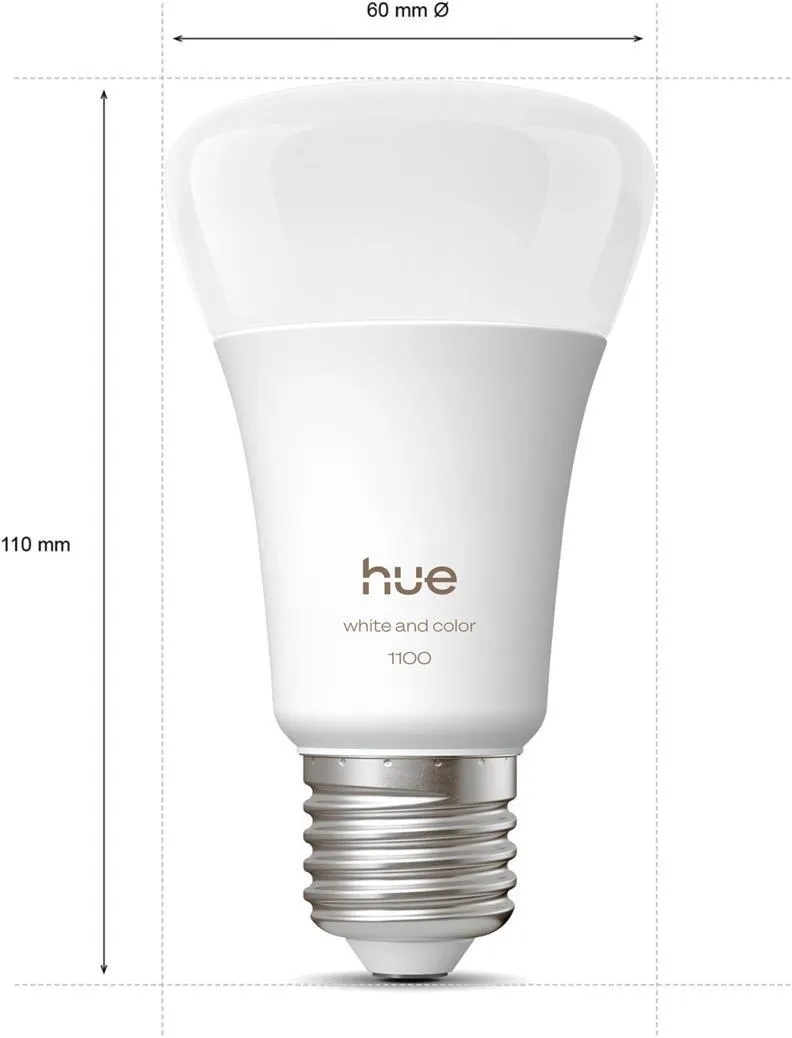 Лампочка PHILIPS HUE E27 Bluetooth Zigbee 8720169364066