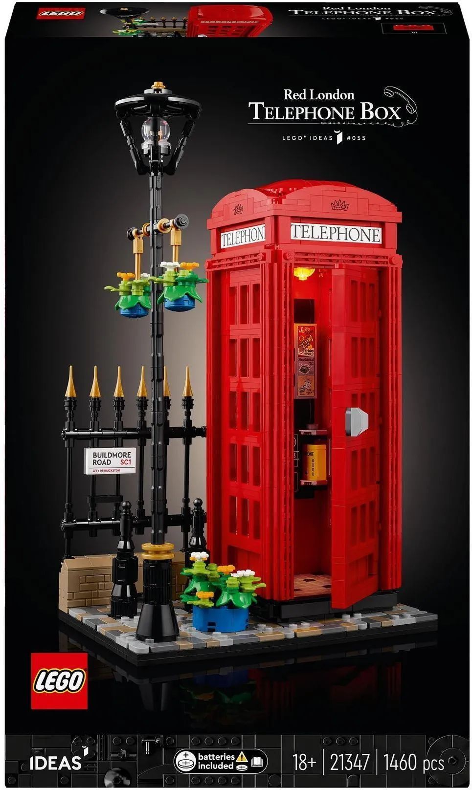 Конструктор LEGO Ideas 21347 Красная телефонная будка Лондона
