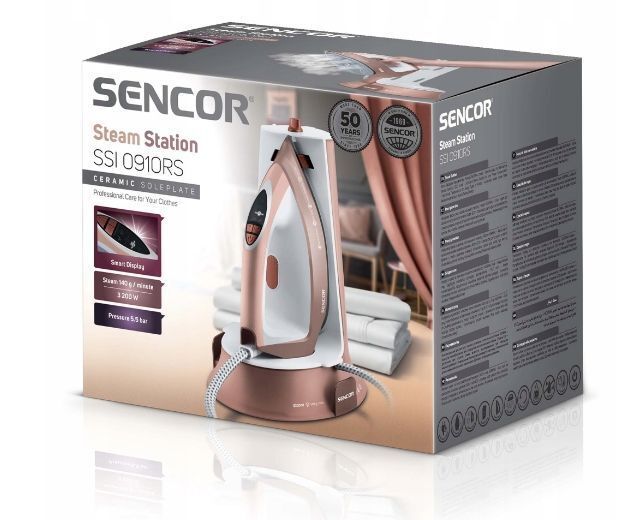 Парогенератор для одежды Sencor SSI 0910RS 3200 Вт розовый