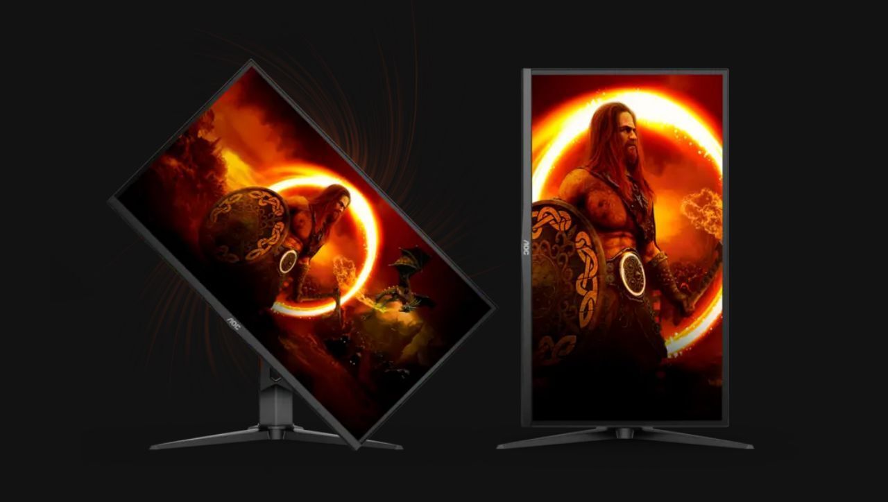 27" Монитор AOC Q27G2S/EU, 2560x1440, 165 Гц, IPS, черный