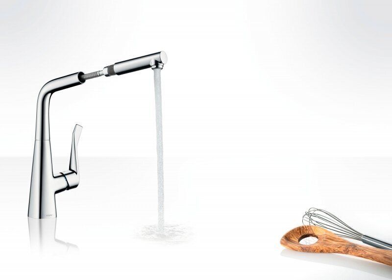 Смеситель для душа hansgrohe Metris 14834000 серый