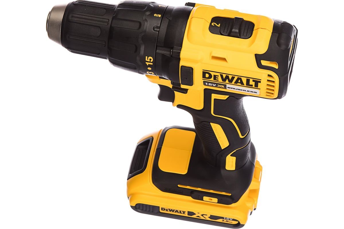 Аккумуляторная безударная бесщеточная дрель-шуруповерт DEWALT DCD777D2T