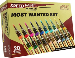 Набор маркеров для миниатюр The Army Painter Speedpaint 2.0 Marker Most Wanted Set
