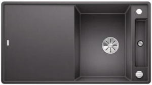 Кухонная мойка Blanco Axia III 5 S-F с доской стеклянной 523232, серый камень