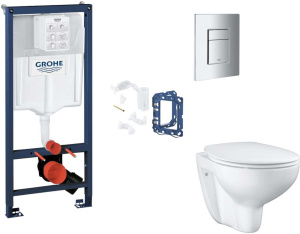 Комплект инсталляции Grohe Rapid SL Softclose Skate Cosmopolitan