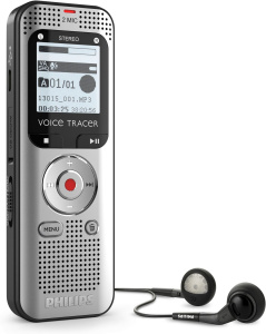 Диктофон Philips DVT2015 8 ГБ, серебристый