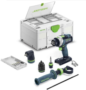 Дрель-шуруповерт ударная аккумуляторная Festool QUADRIVE TPC 18/4 I-Basic-Set 577625
