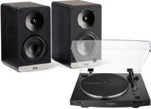 Стереокомплект Audio-Technica AT-LP3XBT + Connex, черный