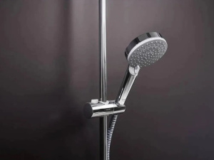 Душевой гарнитур с батареей с термостатическим смесителем Hansgrohe Vernis Blend 200 1jet EcoSmart 26089000, хром